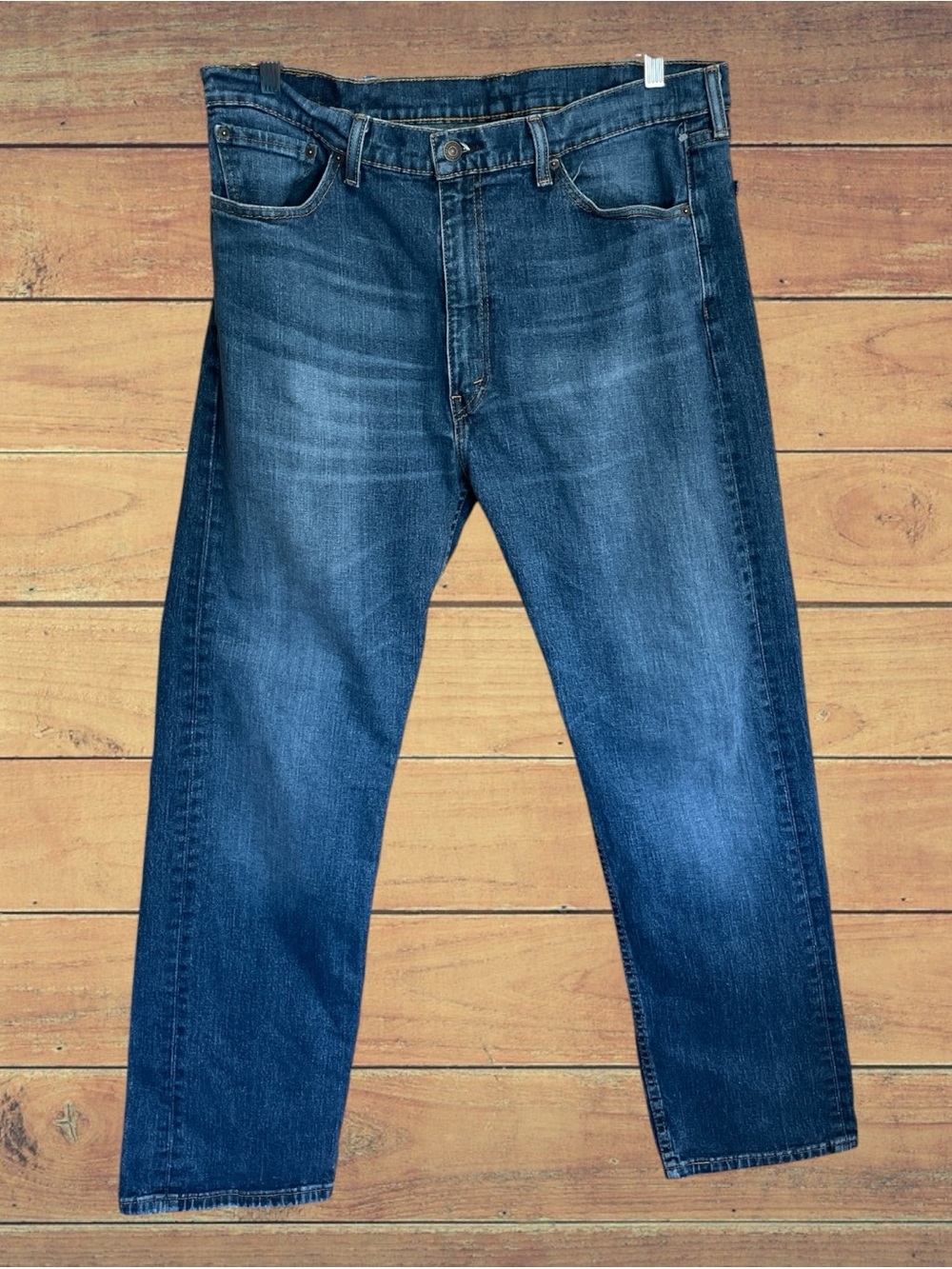 Levi's 505 Regular Fit Straight Leg Jeans 40x32 Non-Distressed Some Stretch